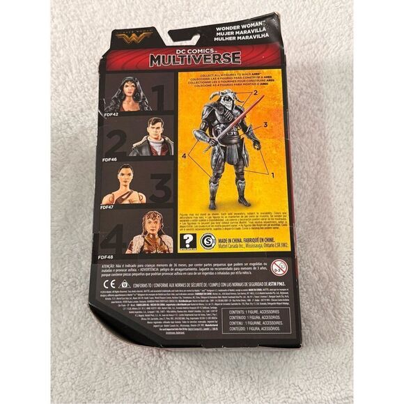 DC Multiverse Action Figure Wonder Woman 6-inch Build-A-Figure/Ares - Picture 6 of 6